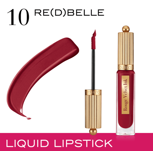 Bourjois Rouge Velvet Ink Liquid Lipstick -10- Red