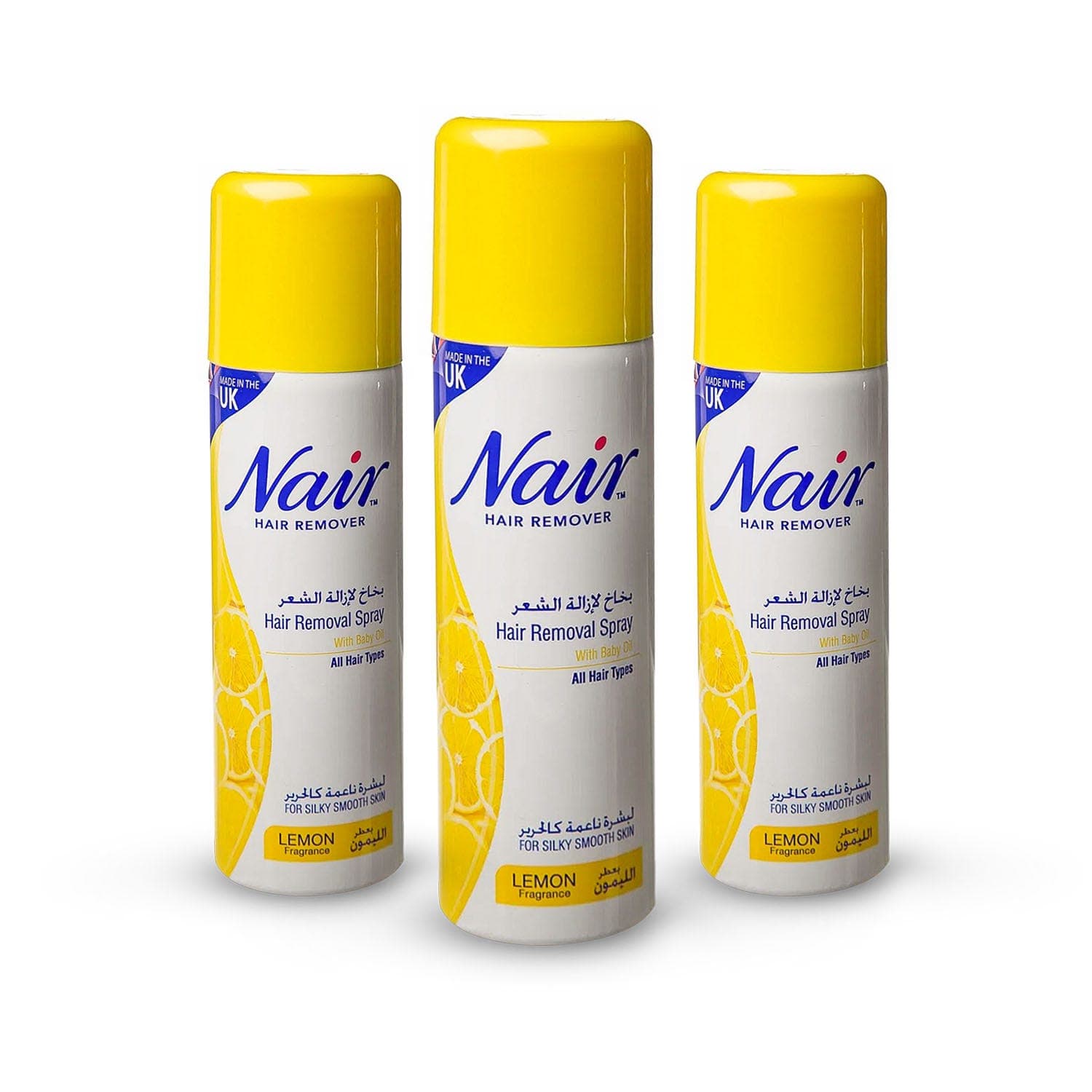 Nair Hair Removal Spray Lemon Fragrance 200 ml