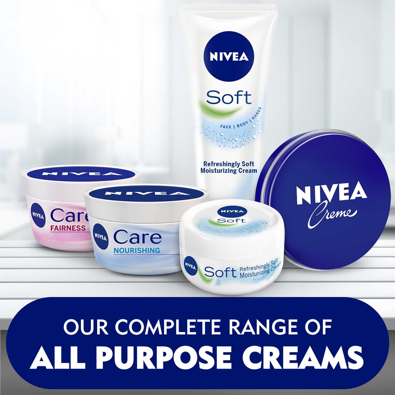 Nivea Care Nourishing All Purpose Cream, Jar 100Ml