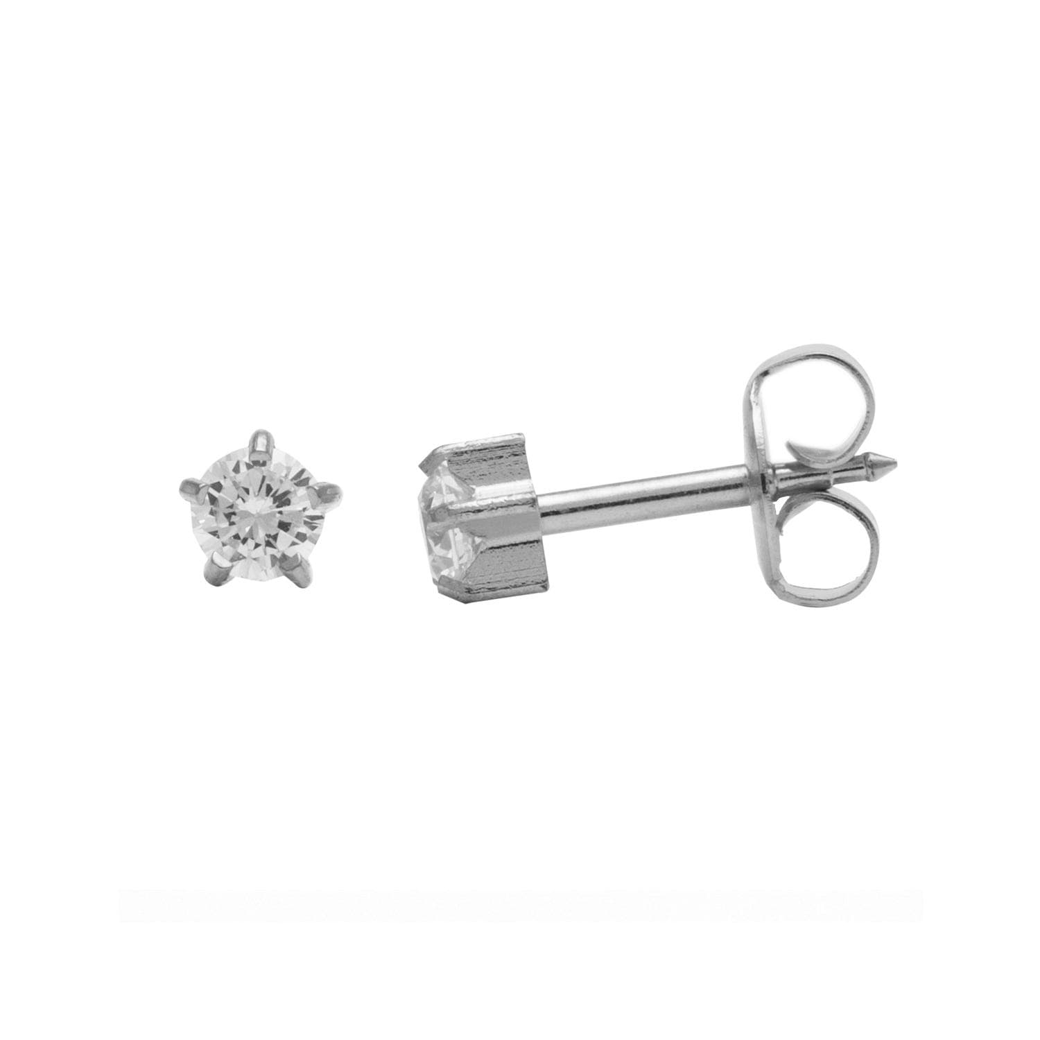 Studex Cubic Zirconia Tiffany Mini Sterilized St. Steel