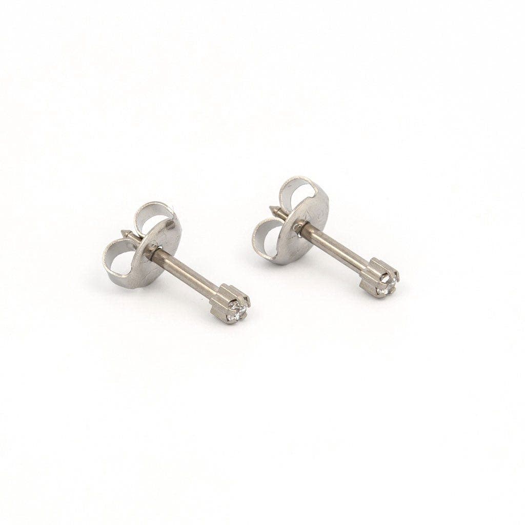 Studex Cubic Zirconia Tiffany Mini Sterilized St. Steel